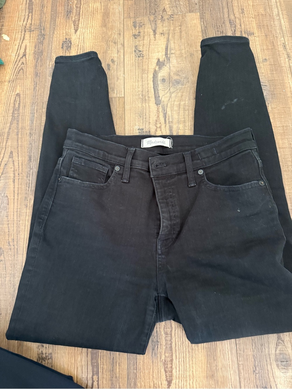 Madewell Black Skinny Jeans - High-Rise Stretch